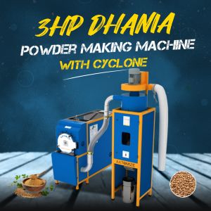 3HP Dhania Powder Making Machine (With Cyclone)