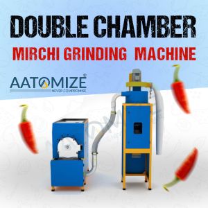 5HP Chilli Powder Machine  Double Chamber  (With Cyclone)