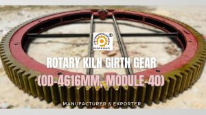 100 tpd rotary kiln girth gear
