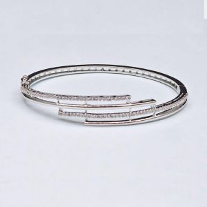 925 Sterling Silver Easy Clasp Openable Kada