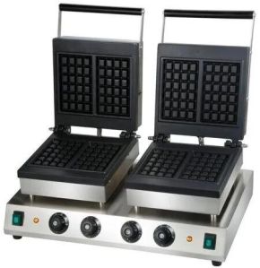 Square Double Waffle Maker