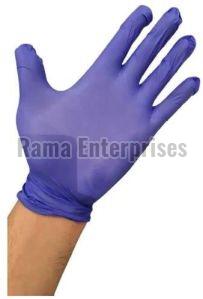 Purple Nitrile Examination Gloves For Clinical, Hospital