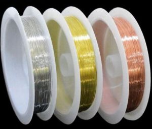 Color Metal Beading Wire Roll For Jewelry