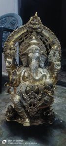 brass ganesh statue