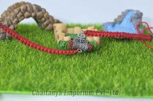 Divine Mahadev Trisul Damru Rudhraksha Silver Rakhi