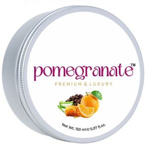 pomegranate™ Orange essential oil and coffee blended face/body scrub