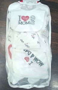 White Newborn Baby Gift Set