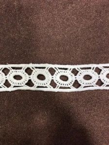 White Fancy Embroidered Lace