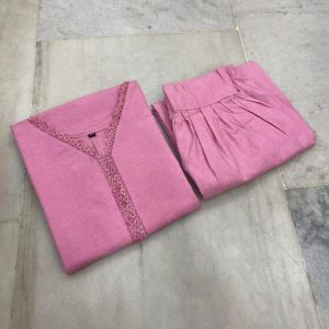 Pink Kurti Palazzo Set