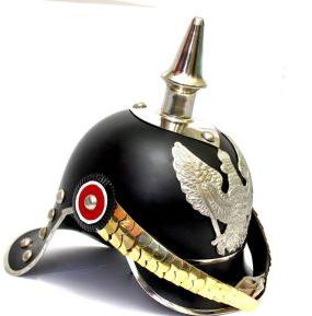 German Prussian Cuirassier Pickelhaube - Black Helmet Soldier