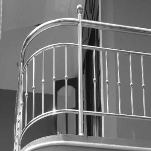 Silver Stainless Steel Railing