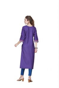 Embroidered Cotton Kurta, Gender : Women