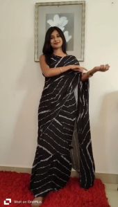 printed saree gown