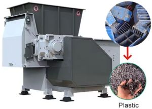 Single Shaft Plastic Battery Box Shredder