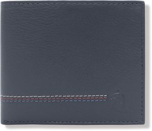 Kara Blue Bifold Leather Wallet