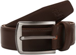 classic pin buckle faux leather casual men belt