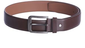 KARA Men's Causal Faux Leather Belt - Classic Pin Buckle Brown Belt for Men