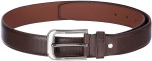 kara men faux leather brown casual belt