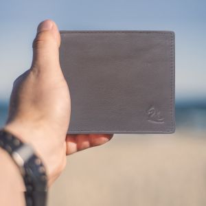 kara tan mens leather wallet