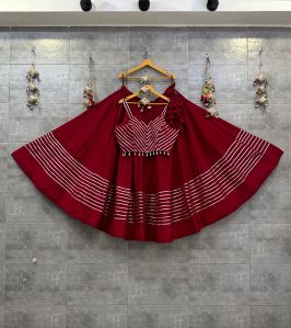 Arihant Fashion Rayon Cotton Lehenga Choli, Length : 41