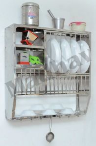 Plain 30x30 Inch Stainless Steel Kitchen Rack