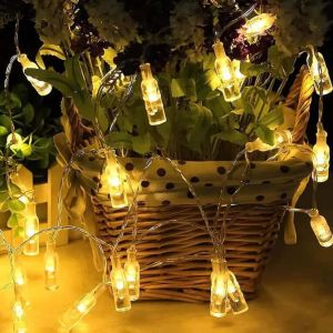 4 Meter 14 LED Mini Wish Bottle Lights