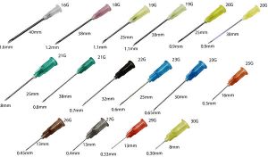 Syringe needles all sizes 18-26