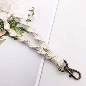 Plain Soft Macrame Keychain, Packaging Type : Plastic Packet