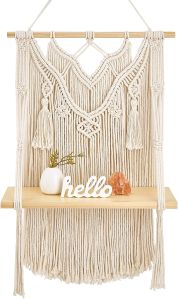 Stylish Macrame Wall Hanging Shelf