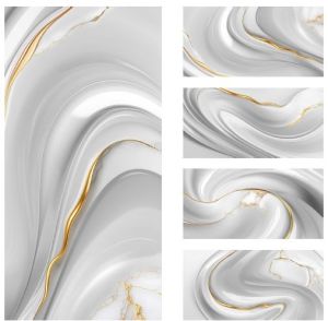 Portoro Silver Gold Golden Series Ceramic Wall Tile