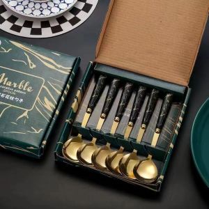 Luxurious stainless steel spoons