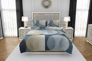 13001 Twilight Pure Cotton Bedsheet with 2 Pillow Cover