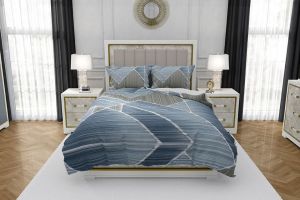 7002 Gamma Elegance Pure Cotton Bedsheet with 2 Pillow Cover