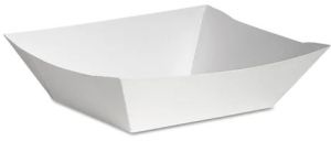 White Paper Food Tray