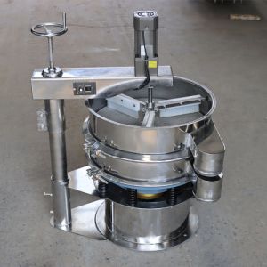 vibro sifter with scrapper