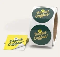 Breed Coffee Label Packaging Stickers