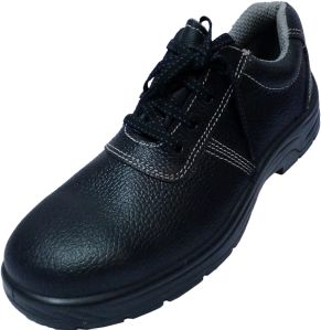 Steel Toe Black Safety Shoes