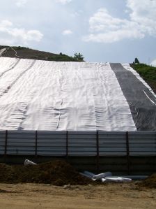 Fiberglass Geocomposite Grid