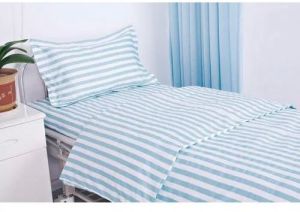 Hospital Stripe Bed Sheet Set