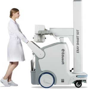 Motorized 50kW Digital Mobile/Portable X-Ray Machine , For Hospital, Mobile Radiography Units