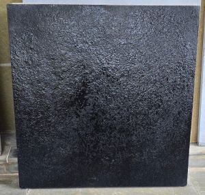 black leather chemical finish stone