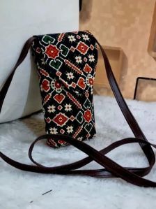 Cotton Printed Mobile Sling Bag