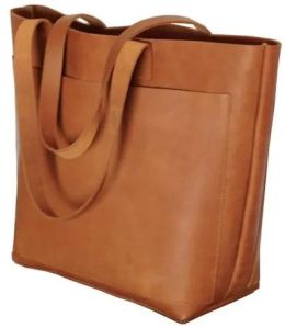 Leather Shoulder Bag, Color : Brown