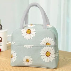 Printed Canvas Lunch Bag