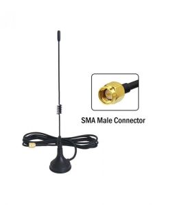 433MHz 8dBi Spring Magnetic Antenna With RG174 (L-3Mtr) Cable | SMA Male Connector