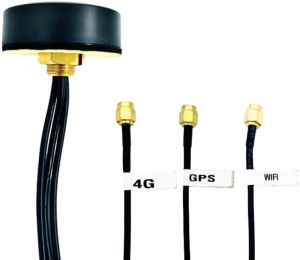 ET-GPWILTSR-1L3-SMS46M GPS+Wi-Fi+4G Combo Screwable Puck Antenna