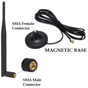 ET-WC5RM-1L3-SMS-BR5 3G 5dBi Rubber Magnetic Antenna
