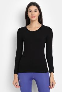 Bamboo Black Full Sleeve T-Shirt