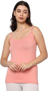 Bamboo Fabric Camisole | Peach |Super Comfortable, Ultrasoft, Anti Bacterial, moisture wicking