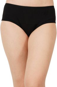 Bamboo Fabric Leak Proof Period Panty Super Comfortable, Ultrasoft, Anti Bacterial | Black